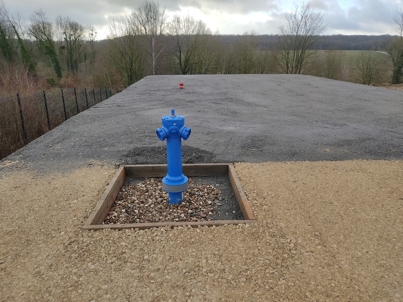 citerne souple incendie 180 m3 dans une entreprise DPT60